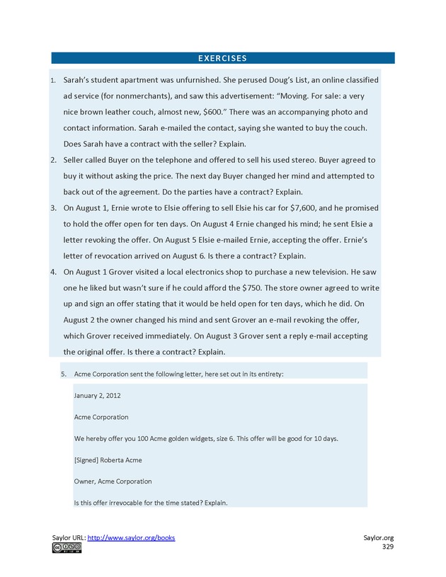 Business Law and the Legal Environment - Page 329